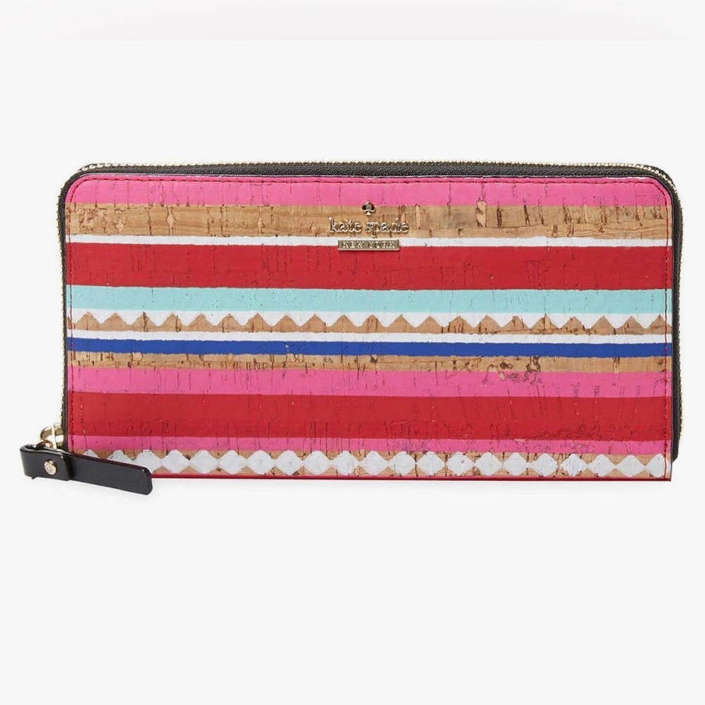 Rare Kate Spade New York Campus Lane Lacey Cork Wallet